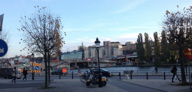 slussen från Gamla stan