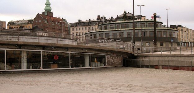 Slussenjanuari:stockholmskyline